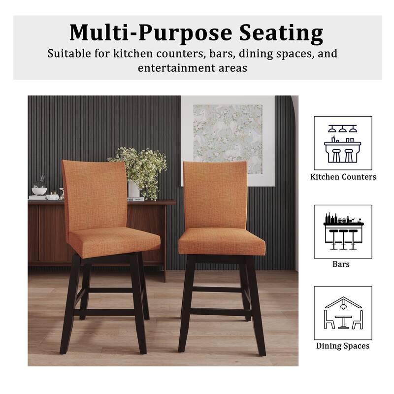 CraftPorch Minimalist Swivel Counter Dining Set