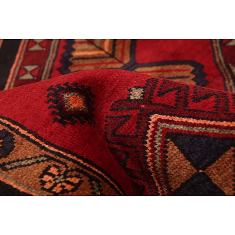 ECARPETGALLERY Hand-knotted Konya Anatolian Red Wool Rug - 3'11 x 9'10
