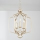 preview thumbnail 3 of 8, Ophelia 3-light Winter Gold Foyer Pendant