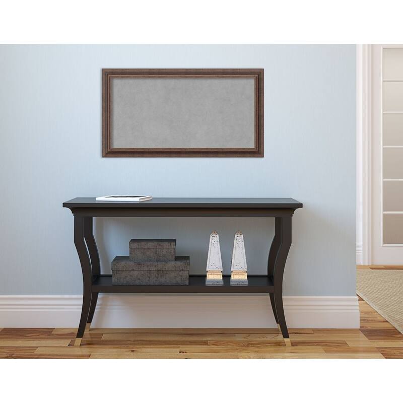 Magnetic Board, Distressed Rustic Brown
