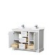 preview thumbnail 42 of 58, Avery 48 Inch Double Vanity, Cultured Marble Top