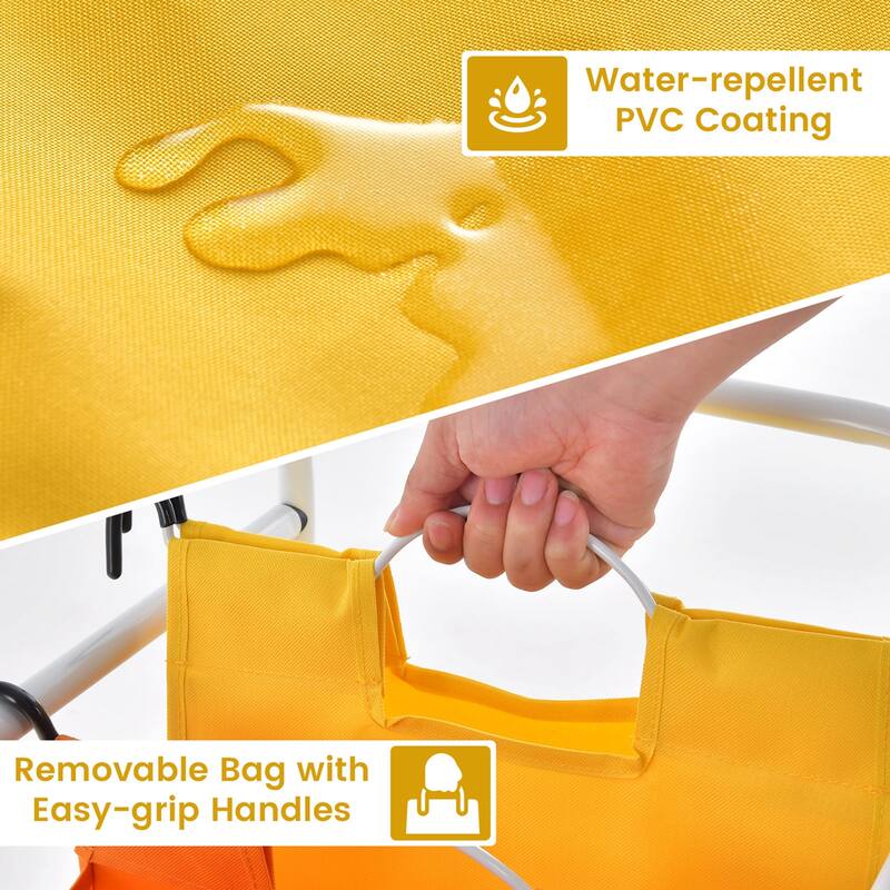 Costway 4 Bag Laundry Sorter Cart Clothes Hamper Storage Organizer - See Details