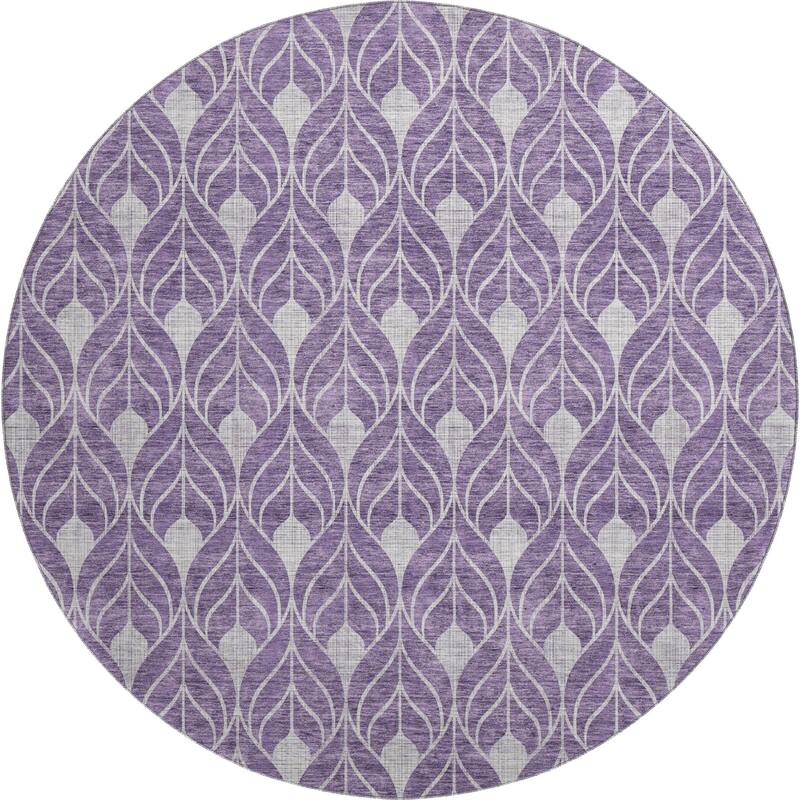 Premium Washable Super Soft Geo Teardrop Mayfield Rug