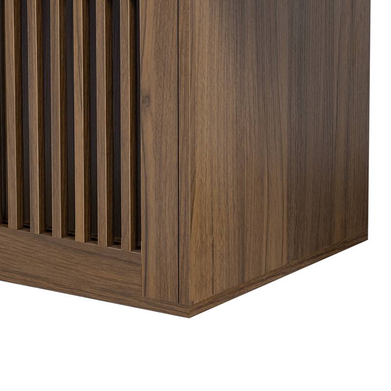 TV Stand With Extendable Table, Litter Box Enclosure with Cat Scratcher