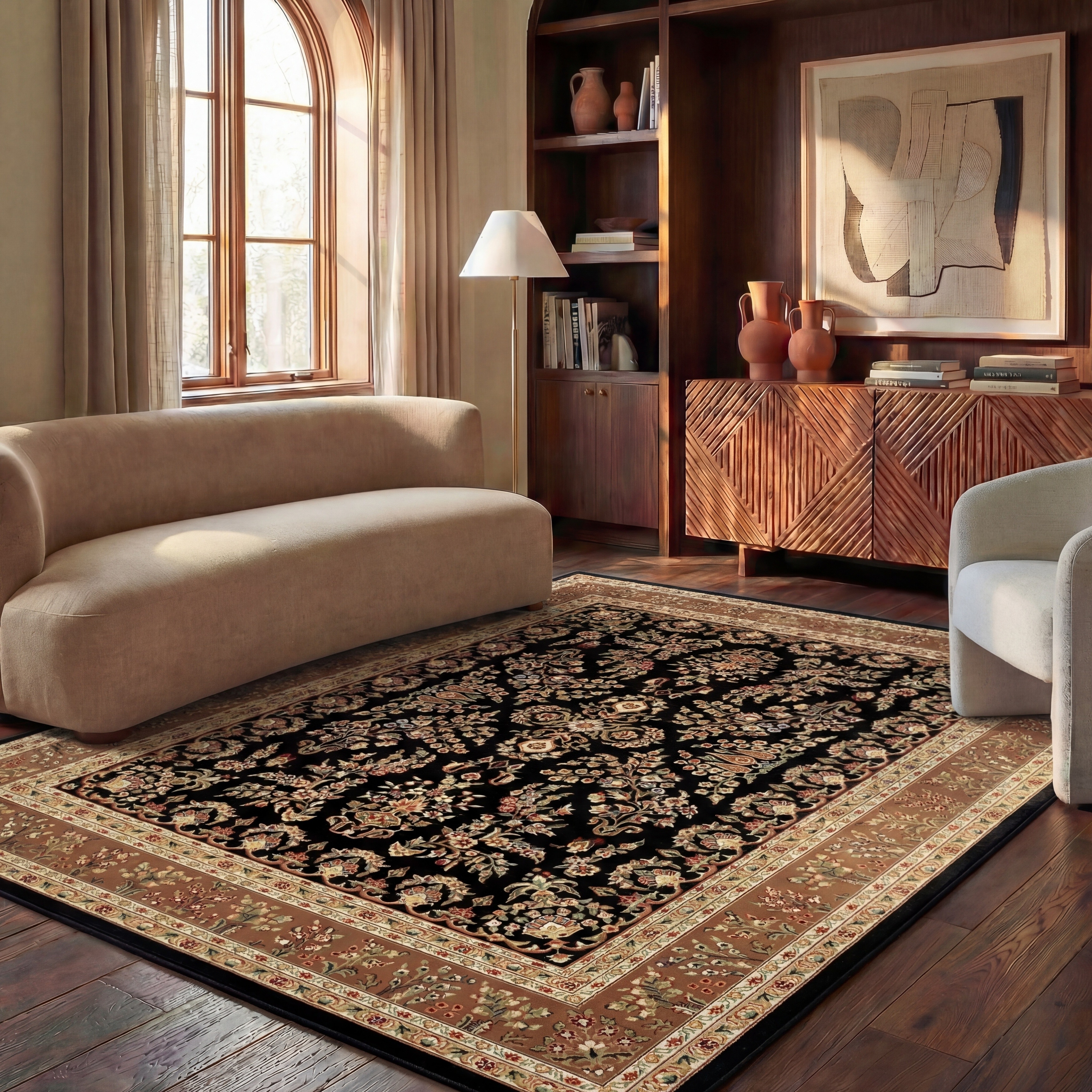 SAFAVIEH, Lyndhurst Sonja Traditional Oriental Rug - Overstock