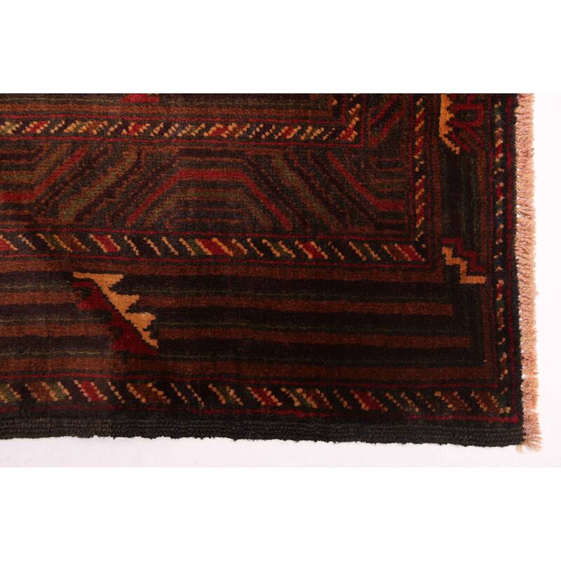 ECARPETGALLERY Hand-knotted Teimani Brown Wool Rug - 3'7 x 6'10