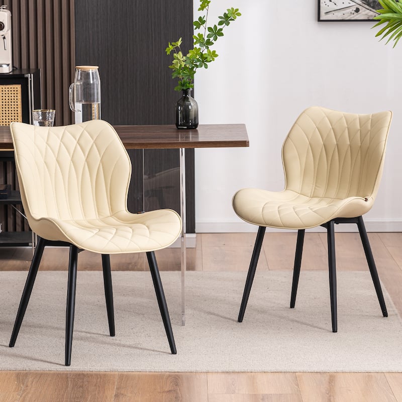 Kitchen Dining Room Chairs Modern Dining Table Chairs - Beige