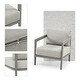 preview thumbnail 4 of 5, EGEIROS LIFE NovaRest 4-Piece Aluminum Wicker Patio Conversation Set with 3-Seat Sofa, Coffee Table and Gray Cushions