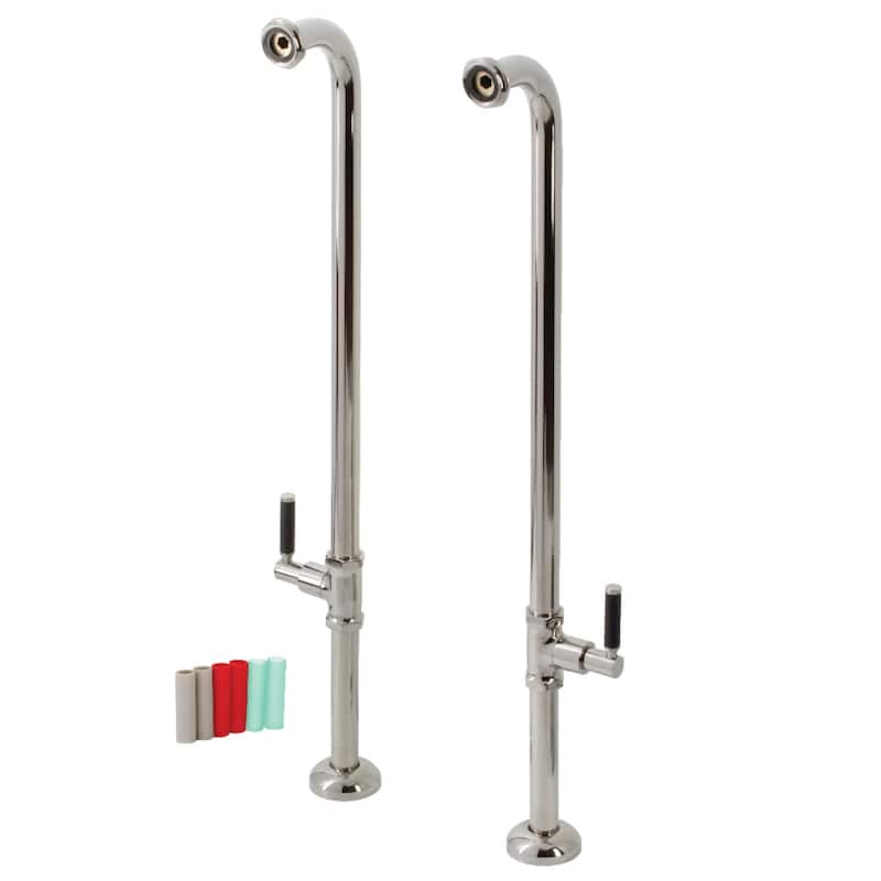 Kingston Brass Concord 27-3/4" Freestanding Tub Supply Line - Polished Nickel
