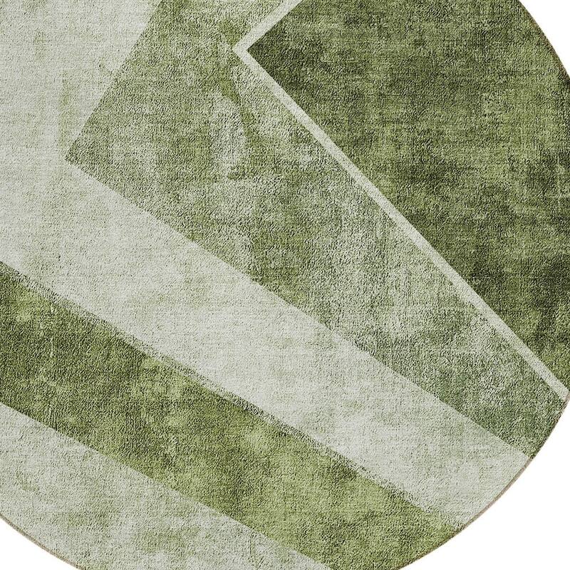 HomeRoots Geometric Transitional Rectangle Outdoor Rug