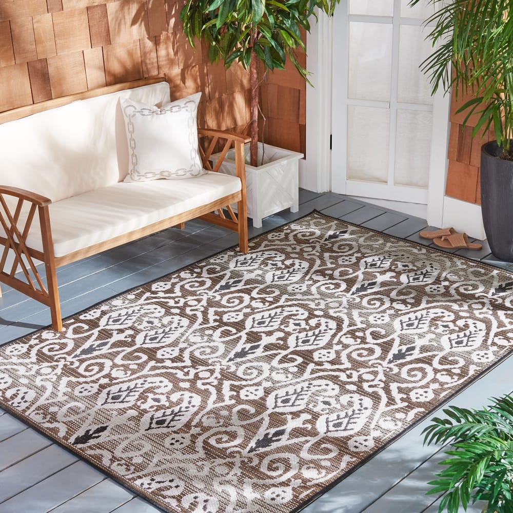 SAFAVIEH Havana Annet Geometric Indoor/ Outdoor Waterproof Rug