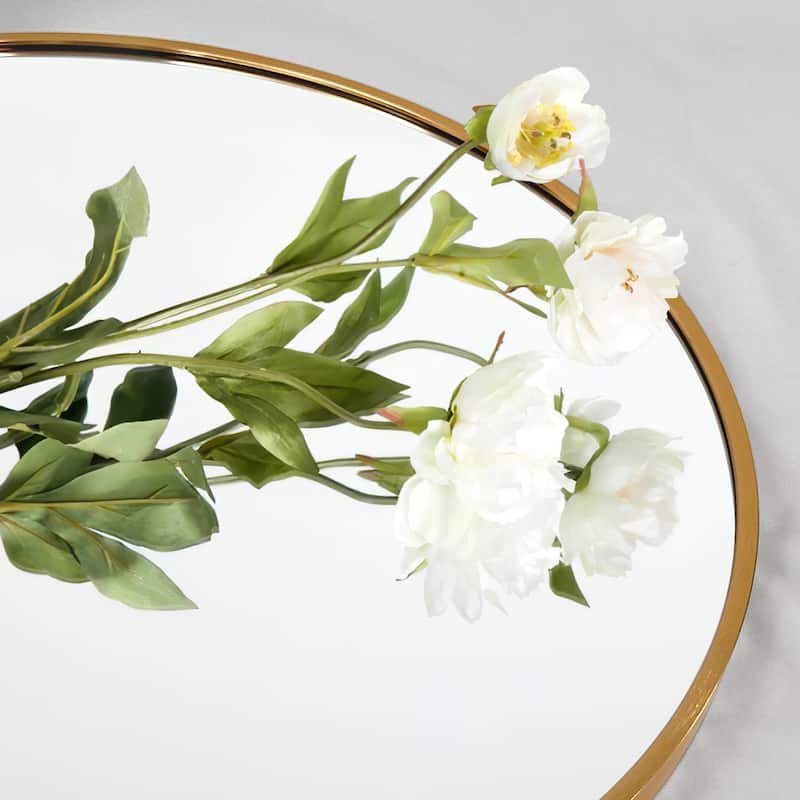 Arched Aluminum Alloy Framed Decorative Wall Mirror