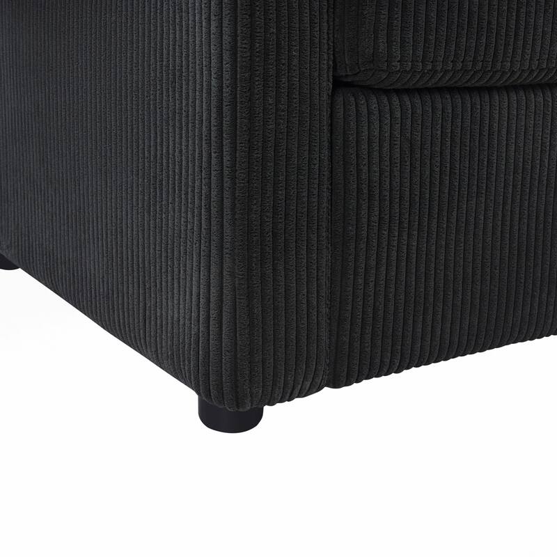 Sleeper Sofa Loveseat Sofa with a Foldable Mattress and Storage Pocket and Two USB Ports - 2 Seat