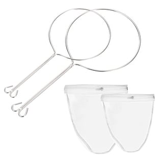 Mesh Strainer Bag, Nylon Filter Bag with Reinforced Handle, Small ...
