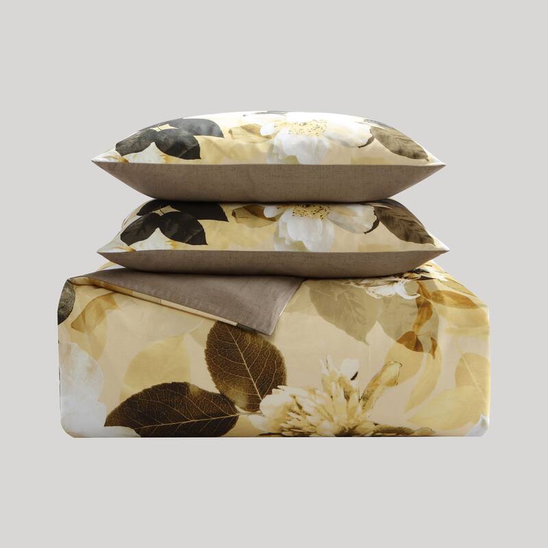 Bebejan Magnolia 100% Cotton 5 Piece Reversible Comforter Set