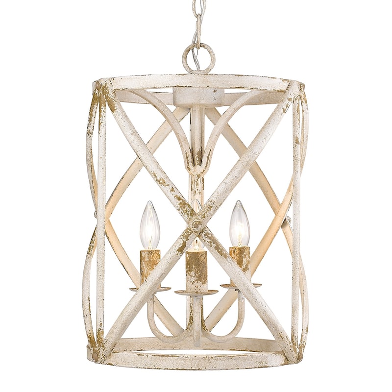 Alcott 3-Light Pendant in Antique Ivory
