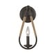 preview thumbnail 1 of 1, Meridian M90002 Single Light 13" Tall Wall Sconce Rusty Nail