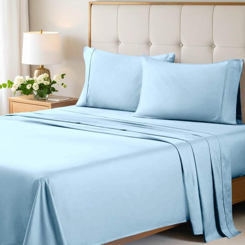 Superior Egyptian Cotton 700 Thread Count Eco-Friendly Solid Sheet Set