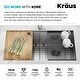 preview thumbnail 142 of 144, KRAUS Kore Workstation Undermount Stainless Steel Kitchen Sink