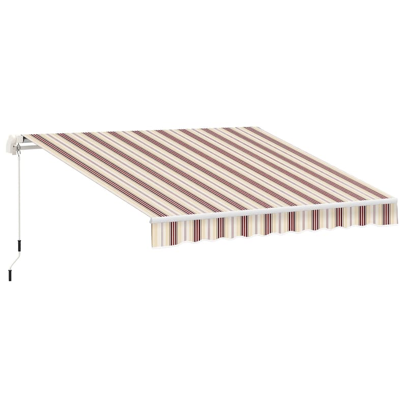 Manual Retractable Sun Shade Patio Awning