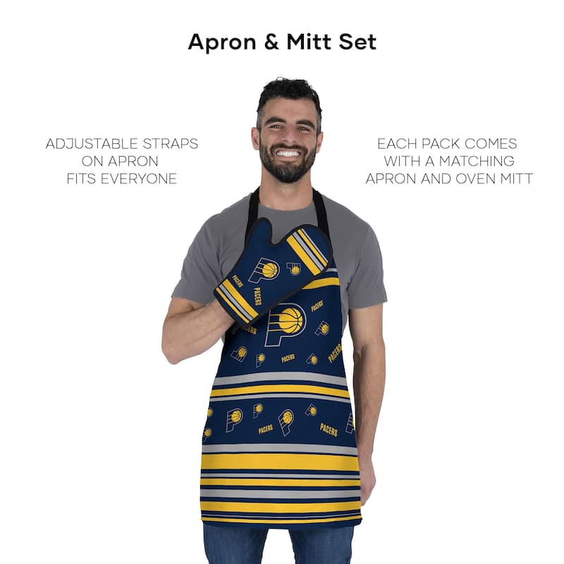 NBA Press Apron BBQ Mitt 2-piece Set