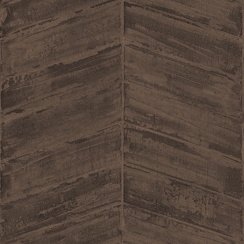 Galerie Wallcoverings Ambiance Abstract Chevron Design Vinyl on Non-woven Matte Wallpaper Roll
