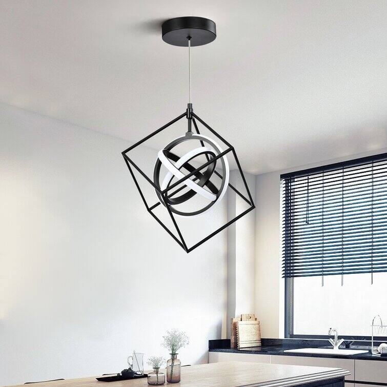 Maxax 3 - Light Unique Square LED Chandelier