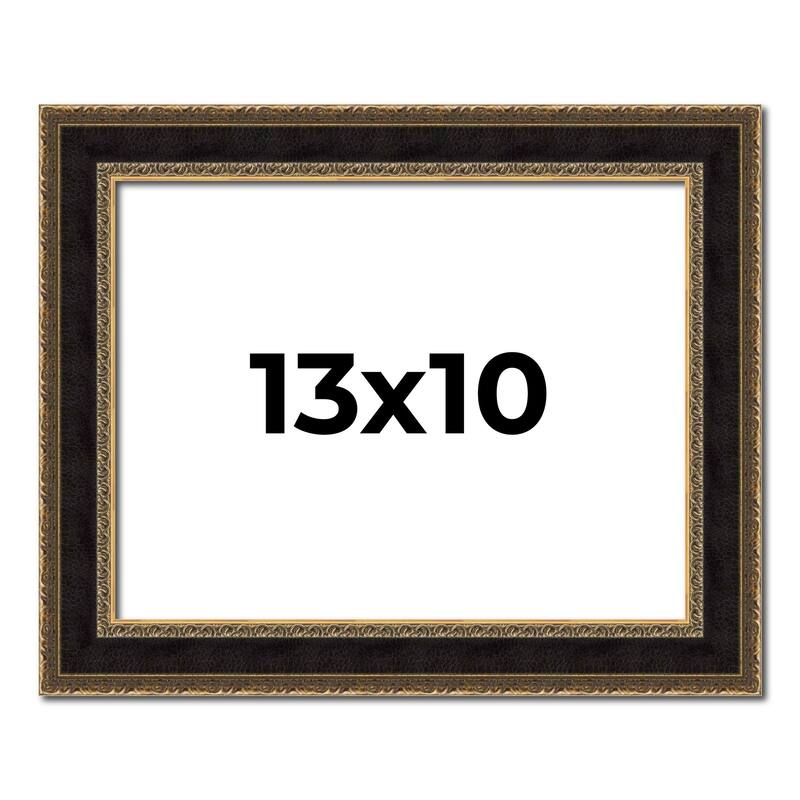 13x10 Frame Gold Antique Vintage Sold Wood Picture Frame | 1.75 Inch