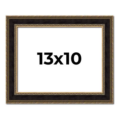 13x10 Frame Gold Antique Vintage Sold Wood Picture Frame | 1.75 Inch