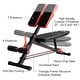 preview thumbnail 8 of 19, Soozier Adjustable Hyper Extension Multifunction Workout Bench