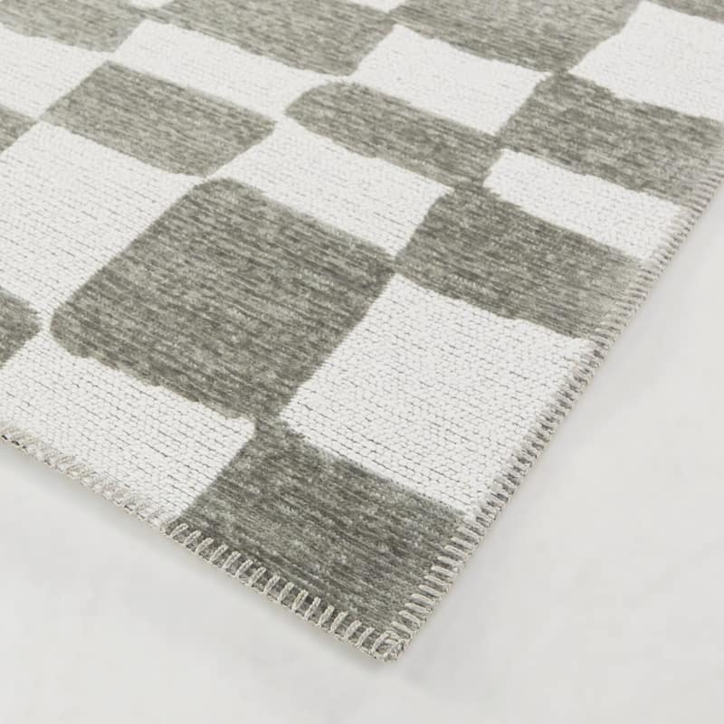 Straker Abstract Checkered Indoor/Outdoor Area Rug