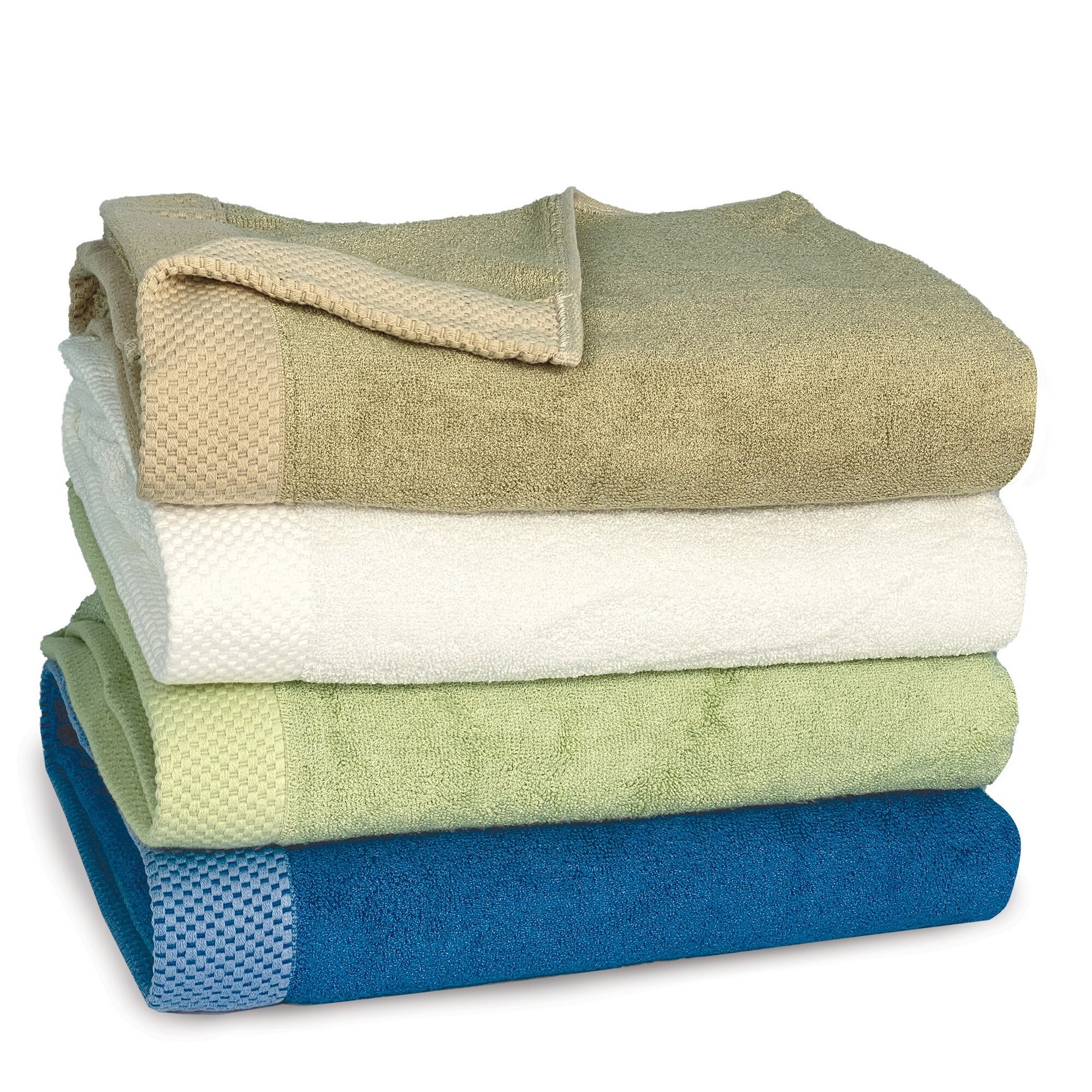 BedVoyage Melange viscose from Bamboo Cotton Hand Towel 2pk - On