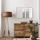 preview thumbnail 7 of 16, Design House Isla Modern Metal Framed Rectangle Wall Mounted Accent Mirror