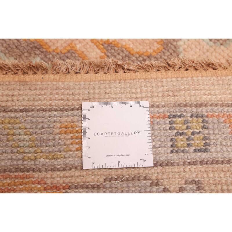 ECARPETGALLERY Hand-knotted Modern Oushak Light Copper Wool Rug - 7'11 x 10'2