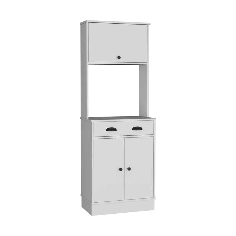 Tampa Kitchen Pantry with Drawer and 2 Cabinets