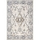 preview thumbnail 2 of 9, Nuloom Adair SpinClean Traditional Floral Machine Washable Area Rug