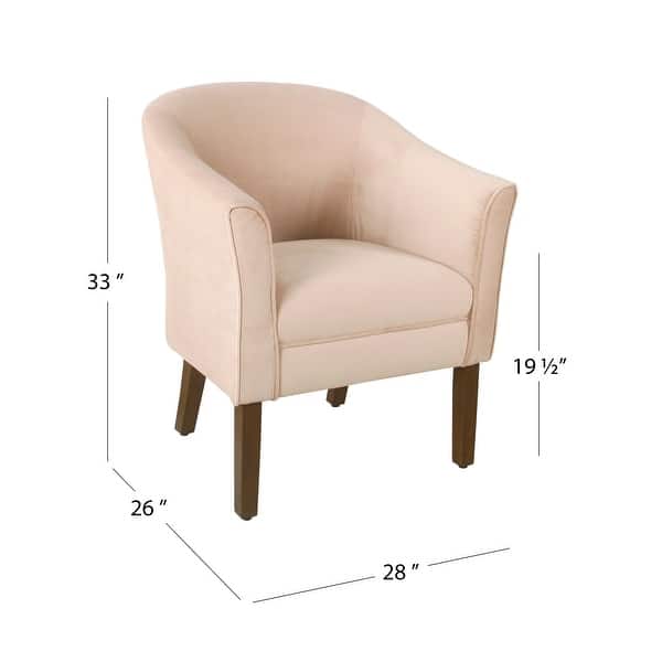 dimension image slide 2 of 9, Porch & Den Kingswell Upholstered Barrel Accent Chair