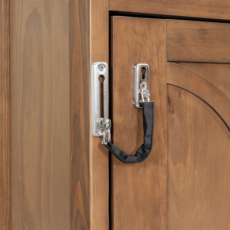 Sturdy Twin Size Murphy Bed with 2 USB Ports Drawer and Storage Cabinets