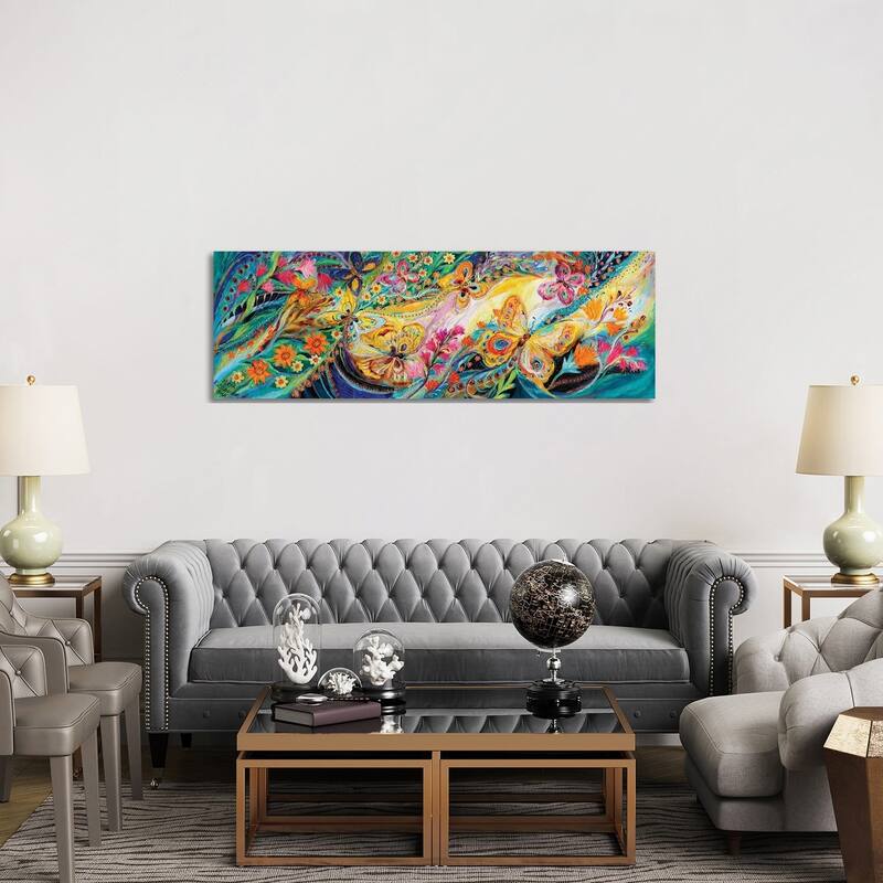 iCanvas "The Dance Of Butterflies" by Elena Kotliarker Canvas Print - 20x60x1.5