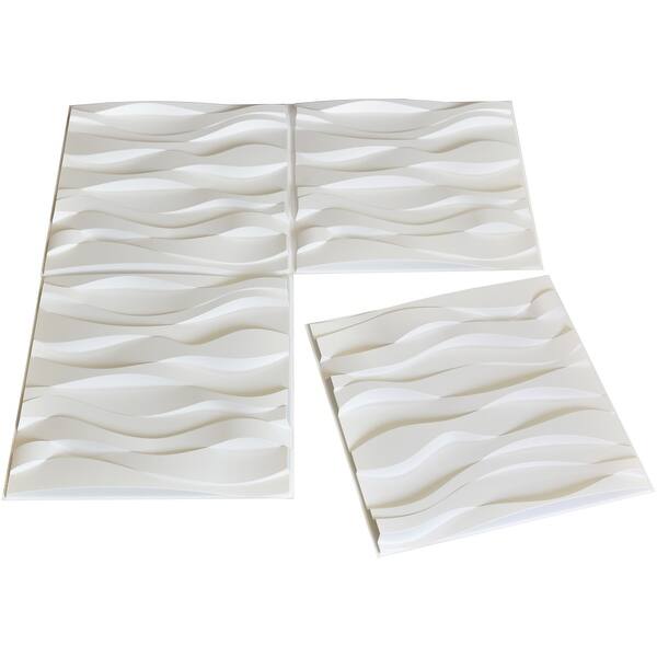 Art3d 3D Wall Panels PVC Wave Design VI (32 Sq.Ft) - Bed Bath & Beyond ...