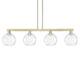 Option Antique Brass / Clear Water Glass