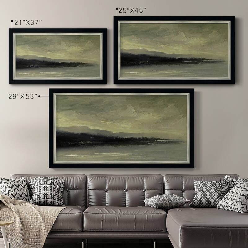 Coastal Dawn Premium Framed Canvas- Ready to Hang