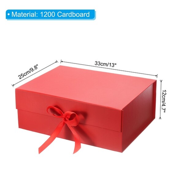 13x10x5 Inch Magnetic Gift Box Collapsible Paper Party Favor Boxes