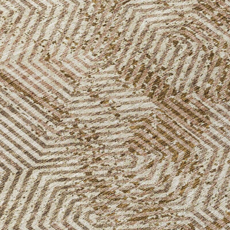 HomeRoots Geometric Transitional Rectangle Outdoor Rug