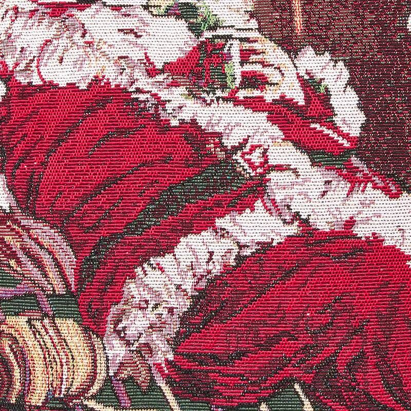 Violet Linen Seasonal Xmas Christmas Holiday Bliss Pattern Decorative Cushion Cover