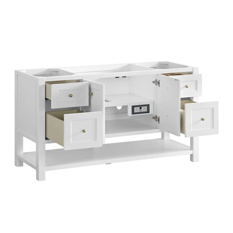 James Martin Vanities 330-V60S-FENC Breckenridge 60" Free Standing