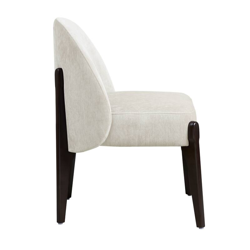 Oslo Chenille Wood Side Chair Set of 2