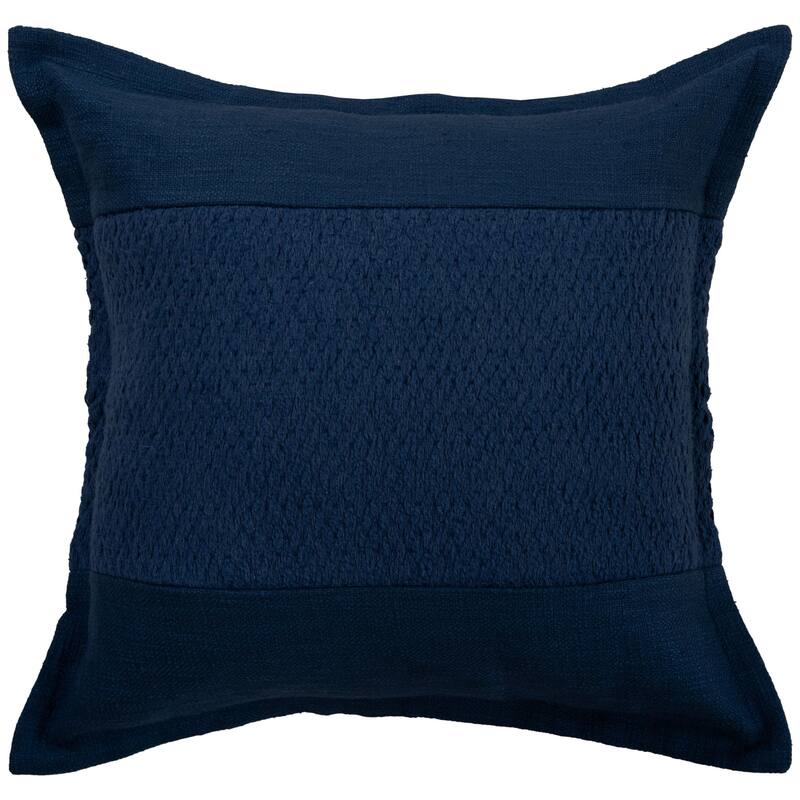 Rizzy Home Designed Blocked Textured Throw Pillow