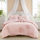 preview thumbnail 24 of 58, Intelligent Design Kids Gracie Floral Reversible Tufted Chenille Comforter Set with Flower Throw Pillow Pink - Queen