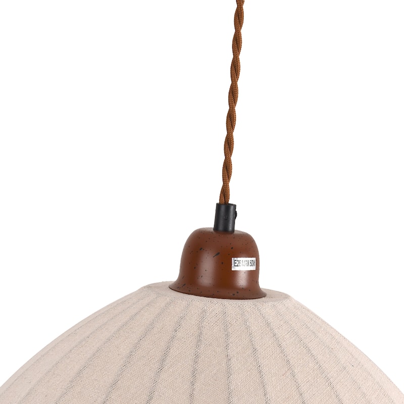 1 - Light Fabric Pendant light - Natural